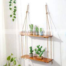 Вешательная деревянная полка для украшения дома