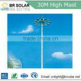 20m 30m Hot-dip Galvanized Steelhigh Mast Flood Lighting Poles