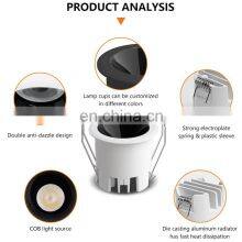Hot Sale Mini Size Easy Installation Antiglare Embedded Surrounds Indoor 3W LED Downlight thumbnail-3