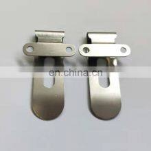 OEM Sheet Metal Stamping Parts Stainless Steel Clamp Belt Clip thumbnail-2