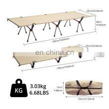 Lightweight Foldable Camping Bed Outdoor Camping Folding Cot For Travel Equipment Sleeping Folding Camp Bed thumbnail-2