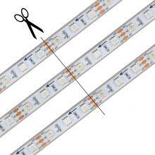 12V Built-in IC WS2811 Addressable Digital RGB Light 60led Waterproof IP65 IP67 IP68 RGB LED Strip thumbnail-2