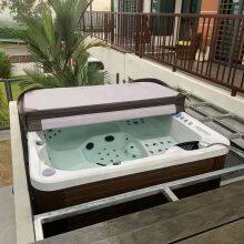 JOYEE Jacuzzi New Modern Air Bubble Massage Outdoor Spa Hot Tub thumbnail-4