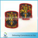 Machine Cut Embroidery Badge/Sticker/patch Design Woven Label for Clothings, Bags, and Garments thumbnail-1