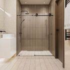 Standard Frameless Shower Door Sizes Bathroom Cubicle Glass Panels thumbnail-2