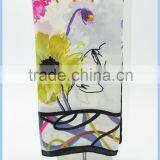 Women Burnt-out Gauze Indian Silk Scarf thumbnail-5