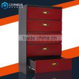 Living Room Cabinets Steel Dresser Metal Multi Drawer Chest For Home thumbnail-1