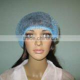 Colorful PP 12g/m2 Nonwoven Clip Caps 18" 19" 20" 21" 24" Single Elastic Latex Free