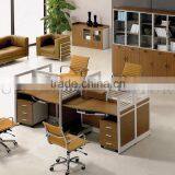 Fancy Design Aluminum Partitions Workstations Office Wooden Cubicles ( SZ-WS401) thumbnail-1