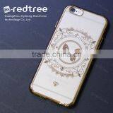 Electroplate High-end Customized Design Diamond Printing Case Cover for Iphone 6s 6plu 7 thumbnail-2