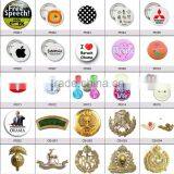 Customized Metal Type Plating Rhinestone Pierced Lock Charms thumbnail-3