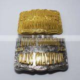 Personalized Quality Golden Long Horn Bull Western Belt Buckle thumbnail-4