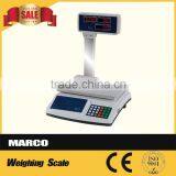 Electronic weighing scale label printing barcode printing