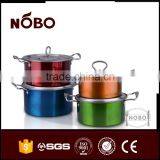 KOREA Style Stainless Steel Soup Pot 4 Pieces thumbnail-5