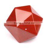 Natural Red Jasper Craved Gems Icosahedrons Whiskey Sipping Stone thumbnail-1