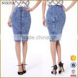 Washed Women Skirt Jeans Jeans Skirt For Women Skirt Jeans