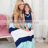 2015 Hot Selling Family Clothes, Mother and Child/daughter Dress Clothing Design Set, Mommy and me Maxi Dress thumbnail-6