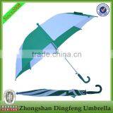 Two Color Plastic Handle Men's Straight Umbrella