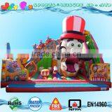 Interesting Circus Inflatable Playground, Inflatable Fun City, Inflatable Amusement Fun Park for Kids