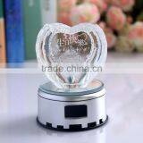 Newest Design Crystal Heart Shape Photo Frame thumbnail-1