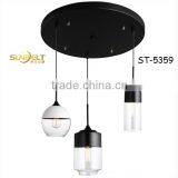 ST-5359-D Sunbelt Sputnik Santa Claus Head Light Clear Glass Pendant Lamp thumbnail-4