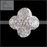 Fashion Bridal Brass cz Rings Jewelry, Pave Setting Zircon Ring thumbnail-2