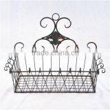 Rusty Vintage Decorative Hanging Basket Planter