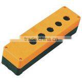 CNGAD Plastic Yellow 5-hole Control Switch Box (control Switch Box,plastic Control Box)(BX22-5Y)