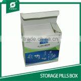 ECO-FRIENDLY CHIPBOARD BOXES FOLDED STORAGE PILLS BOX thumbnail-2