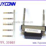 34Pin V.35 Female Receptacle Connector Crimping Terminal Housing With Metal Shell thumbnail-3