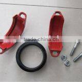 Red Painted Grooved Steel Pipe Used Coupling thumbnail-2