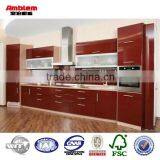 L09-2 High Quality Modern Design High Gloss Red Lacquer Kitchen Cabinets