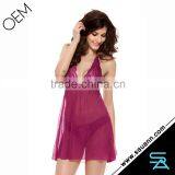 Hot Women's Elegance Chemise & Thong Set thumbnail-3