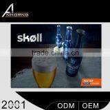 High Bright Waterproof Energy Saving Double Led Crystal Sign Board