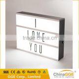 Cinema Light up Sign Box With Changeable Colored Letters,symbols and Numbers thumbnail-4