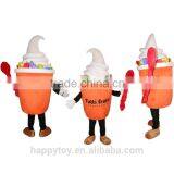 HI EN71 High Quality Plush Custom Ice Cream Mascot Costume for Sale thumbnail-1