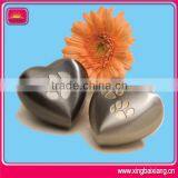 Unique Elegant Couple 3D Heart Shaped Dog Tags