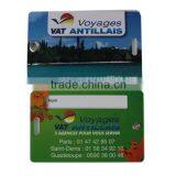 Credit Card Size Hard Plastic Travel Holiday PVC Travel Tag Set Print thumbnail-1