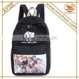 Cream Color Canvas Backpack School Bag Manufacturer thumbnail-4