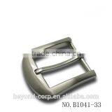 Good Quality Male 33mm Silver Polished Rounded Zamac Pin Buckle
