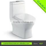 Classic Design OEM Restaurant One-piece Ceramic Sanitary Water Closet thumbnail-1