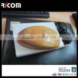 Whosale Brand New Grade Wired Wooden Mouse Whole Bamboo Optical Mouse Natural Carbonized Color Bamboo Products