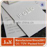 Fancy Paper Embossing Clothing Paper Label Hang Tags thumbnail-3