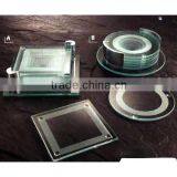 Custom Clear Blank Tempered Glass Drink Coaster thumbnail-1