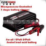 High quality Everpower EPA1210 7 stage charging full automatic lead acid repair battery charger