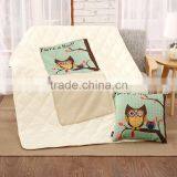Polyester Microfiber Night Owl Captain Whooo Sofa Cushion Pillow Quilt thumbnail-4