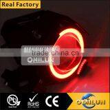 Factory Direct LED Motorcycle Headlamp With Angel Eye LED Driving Headlight Quality Choice