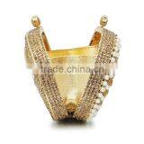 New Agate Gold Crystal Clutches Party Stone Evening Clutch Hard Shell Evening Clutch (88186A-G) thumbnail-5