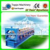 Glazed Aluminum Metal Roof Tile Ridge Roll Forming Machine thumbnail-1