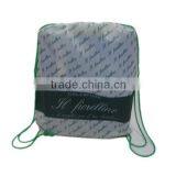 High Quality Polyester Printed Drawstring Bag